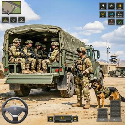 Military Truck Cargo Game 3d 图标